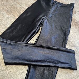 American Apparel Shiny Black Pants/Leggings Women’s Size S